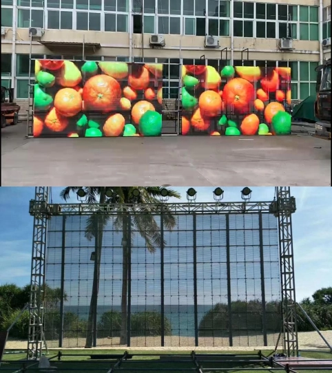 High Transparency Outdoor Rental Transparent LED Display