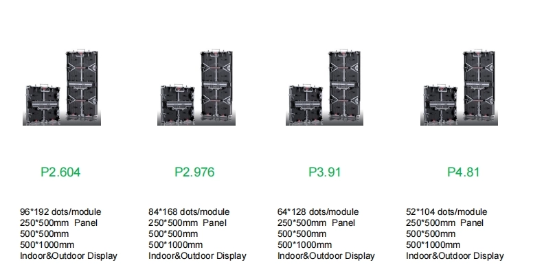 dual service rental LED display