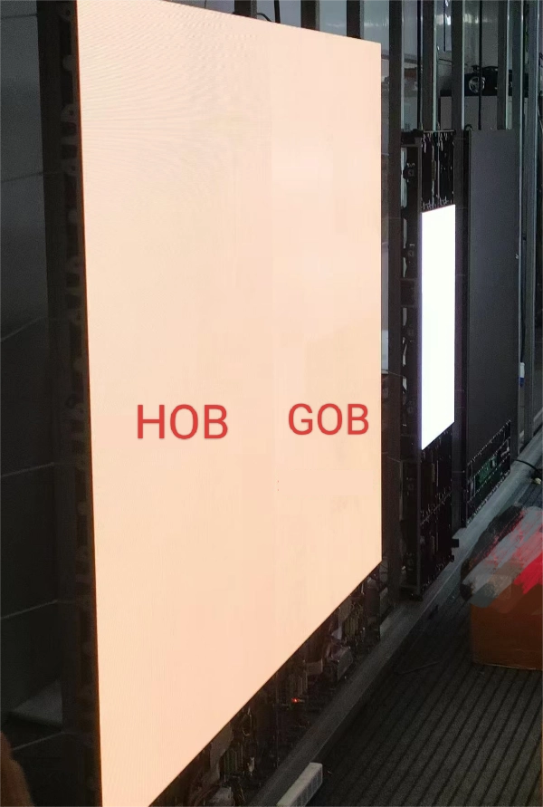 Comparison of GOB and HOB ink color consistency