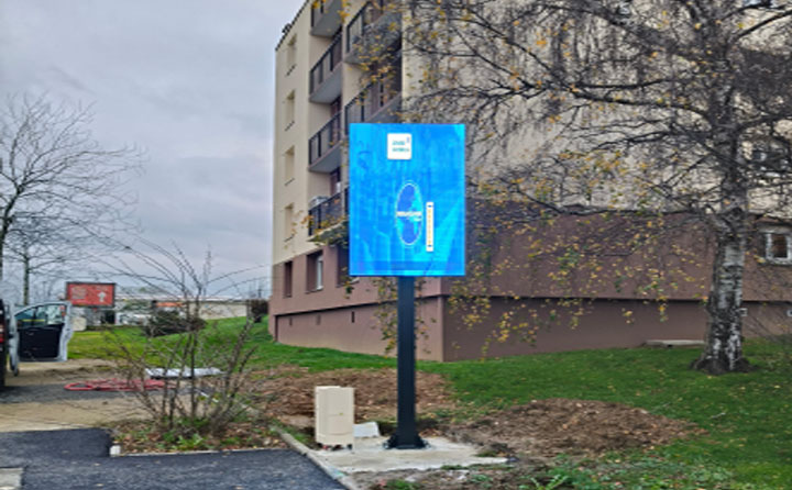 Street Sign led advertising(France)