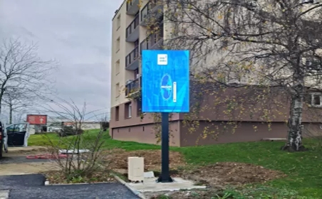 Street Sign led advertising(France)